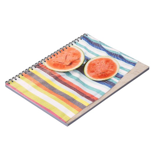 Carnet Photo de fermeture des fruits de pastèque en tranc (Côté gauche)