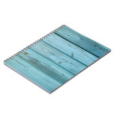 Carnet Photo de fond de planches vertes (Côté gauche)