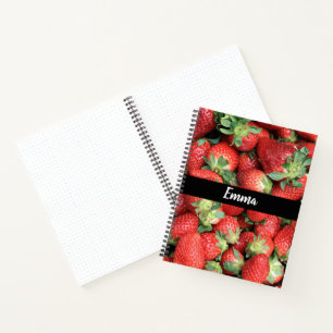 Carnet Photo de fraises rouges juteuses