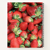 Carnet Photo de fraises rouges juteuses (Dos)