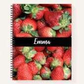Carnet Photo de fraises rouges juteuses (Devant)