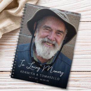 Carnet Photo de funérailles mémorial pour invité