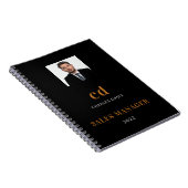 Carnet Photo de la société avec initiales du nom en or no (Côté Droit)