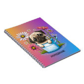 Carnet photo de la spirale de chien mignon (Côté Droit)