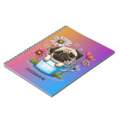 Carnet photo de la spirale de chien mignon (Côté gauche)