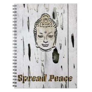 Carnet photo de la spirale de la paix de Bouddha