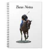 Carnet photo de la spirale du cheval Thoroughbred  (Devant)