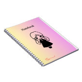 Carnet photo de la spirale fillette de Kawaii (Côté Droit)