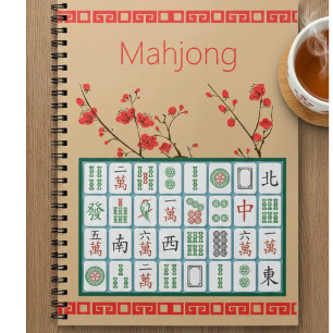 Carnet photo de la spirale Mahjong