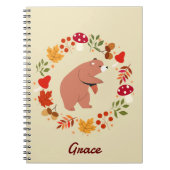 Carnet photo de l'ours d'automne (Devant)