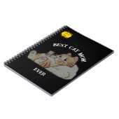 Carnet Photo de maman de chat mignon (Côté gauche)