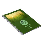 Carnet Photo de monogramme de sauterelle à capuchon (Côté Droit)