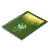Carnet Photo de monogramme de sauterelle à capuchon (Côté gauche)