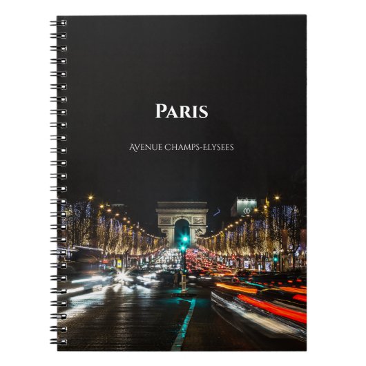 Carnet Photo de Paris Spiral (Devant)