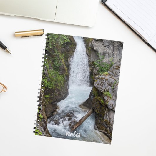 Carnet Photo de paysage de cascade immaculée