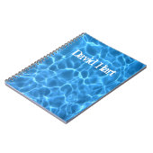 Carnet Photo de piscine bleu aqua (Côté gauche)