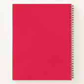Carnet Photo de poule rouge (Dos)