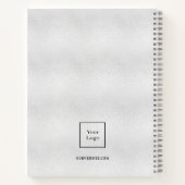 Carnet Photo de présentation avec initiales du nom en arg (Dos)