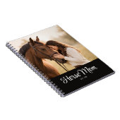 Carnet Photo de script moderne noir établi par la mère du (Côté Droit)