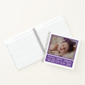 Carnet photo de statistiques de naissance de bébé  (Intérieur)