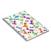 Carnet photo Dinosaur mignon Spiral (Côté Droit)