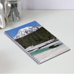 Carnet Photo du Mont Rainier et du lac gelé