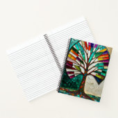 Carnet photo d'un arbre en vitrail (Intérieur)
