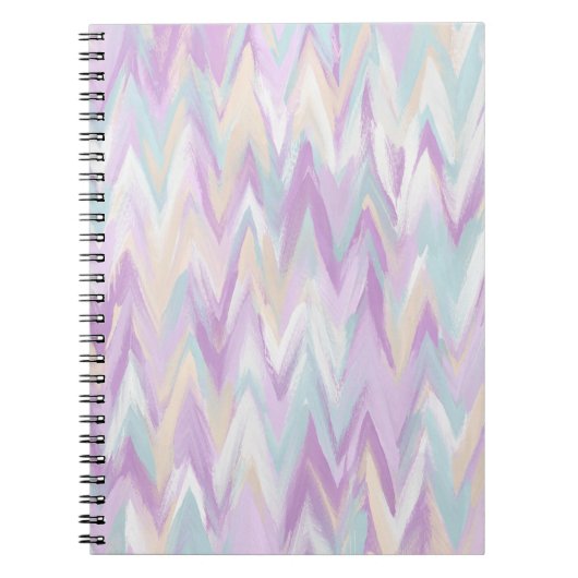 Carnet photo en spirale Chevrons Abstrait (Devant)