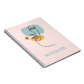 Carnet photo en spirale de la ligne féminine Abstr (Côté Droit)