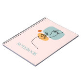 Carnet photo en spirale de la ligne féminine Abstr (Côté gauche)