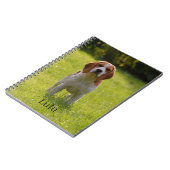 Carnet Photo et nom du chien beagle Personnalisé (Côté gauche)