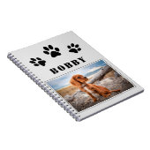 Carnet Photo et nom d'un chien ou d'un animal de compagni (Côté Droit)