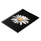 Carnet photo floral Black Daisy (Côté gauche)