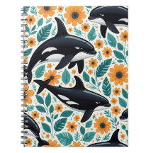 Carnet photo floral orque spirale