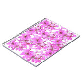 Carnet photo floral rose (Côté gauche)