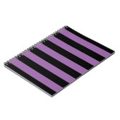Carnet photo Goth Purple et Black Stripe (Côté gauche)