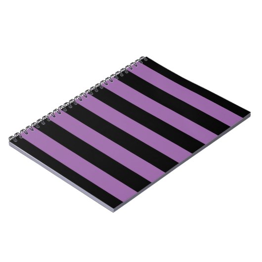 Carnet photo Goth Purple et Black Stripe (Côté gauche)