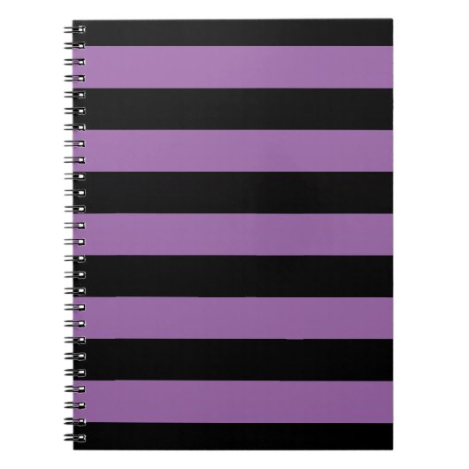 Carnet photo Goth Purple et Black Stripe (Devant)
