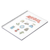 Carnet photo graphique de Camping Extérieur (Côté gauche)