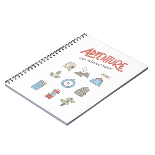 Carnet photo graphique de Camping Extérieur (Côté gauche)