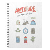 Carnet photo graphique de Camping Extérieur (Devant)