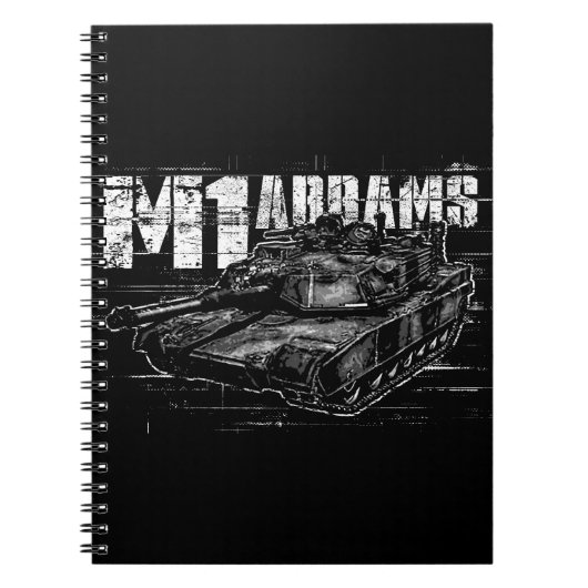 Carnet photo M1 Abrams (80 pages B&W) (Devant)