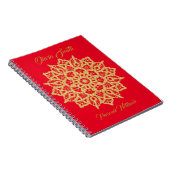 carnet photo Mandala en or (Côté Droit)
