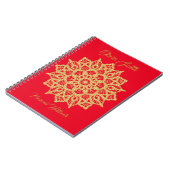 carnet photo Mandala en or (Côté gauche)