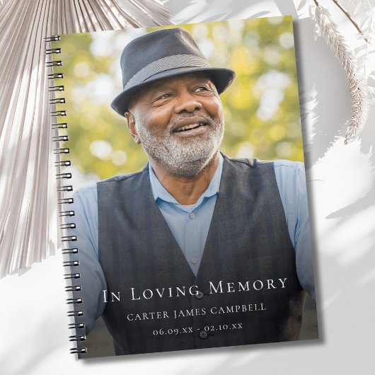 Carnet Photo Memorial ou Funeral Guest Book