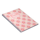 Carnet photo mignon à fleur rose (Côté Droit)