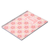 Carnet photo mignon à fleur rose (Côté gauche)