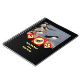 Carnet Photo Monogramme de nage de pouffin de l'Atlantiqu (Côté gauche)