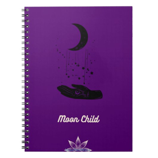 Carnet photo Moon Child Spiral (Devant)