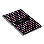 Carnet photo Motif de Coeurs roses (Côté Droit)